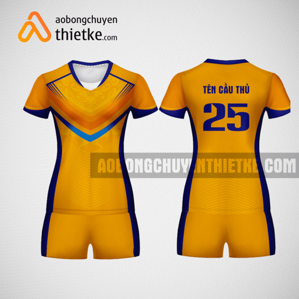 Mẫu áo bóng chuyền thiết kế màu vàng tại Bình Dương BCN5