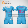 Mẫu áo bóng chuyền thiết kế màu xanh tại Hà Nội BCN3