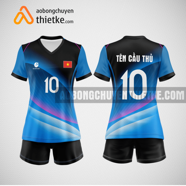 Mẫu quần áo bóng chuyền thiết kế Đà Nẵng BlueSky BCTK9 Nữ