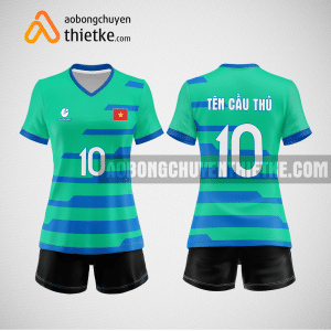 Mẫu áo bóng chuyền thiết kế ngân hàng BIDV BCN165 nữ