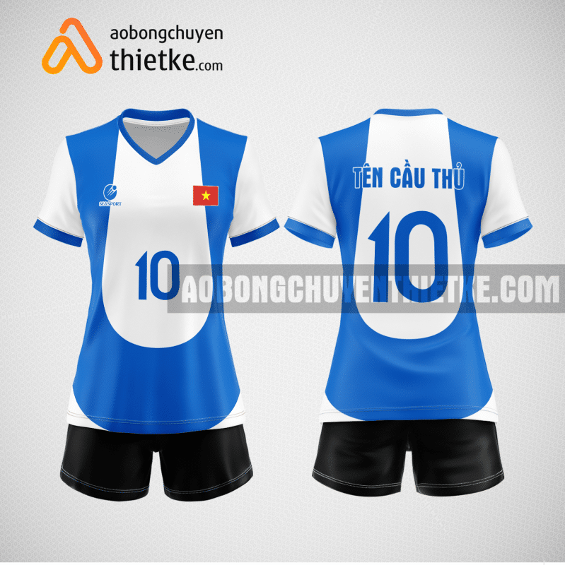 Mẫu áo bóng chuyền thiết kế ngân hàng EIB BCN159 nữ