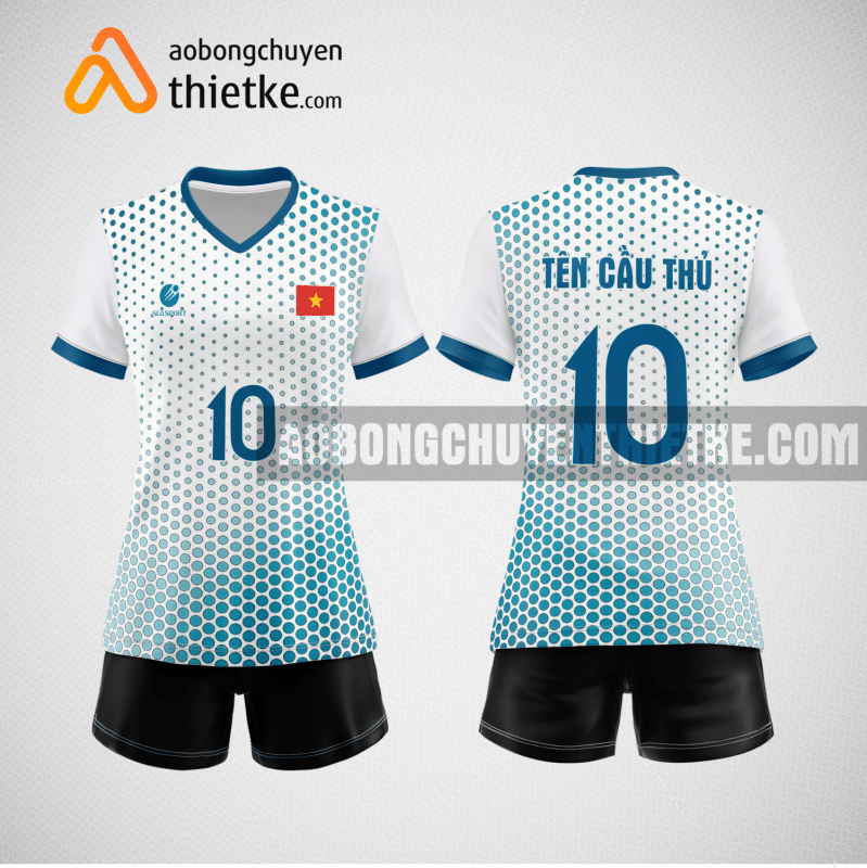 Mẫu áo bóng chuyền thiết kế ngân hàng PVcombank BCN140 nữ