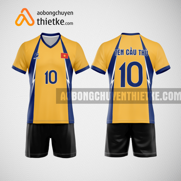 Mẫu áo bóng chuyền thiết kế ngân hàng VIBBank BCN141 nam