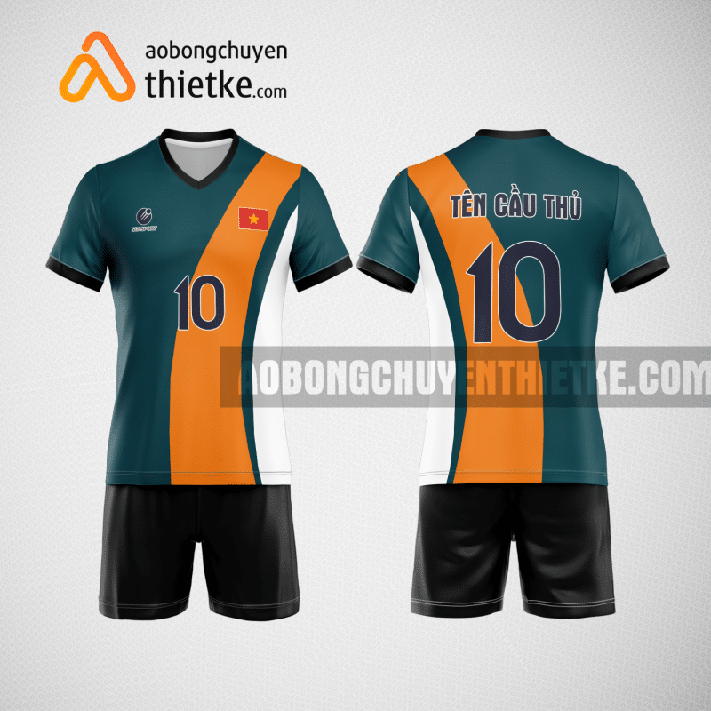 Mẫu áo bóng chuyền thiết kế ngân hàng kienlongbank BCN130 nam