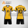 Mẫu quần áo đội tuyển bóng chuyền màu vàng đậm mới nhất BCN513 nam