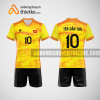 Mẫu quần áo thi đấu bóng chuyền 2022 màu vàng BCN495 nam