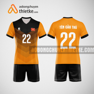 Mẫu đồ bóng chuyền Tổng Công ty cổ phần Bảo Minh màu cam BCN719 nam
