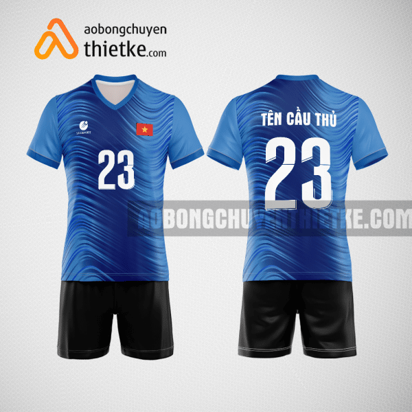 Mẫu quần áo bóng chuyền CTCP Cao su Đồng Phú xanh biển BCN752 nam