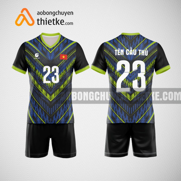 Mẫu quần áo bóng chuyền CTCP Nhựa Đồng Nai màu xanh chuối BCN748 nam