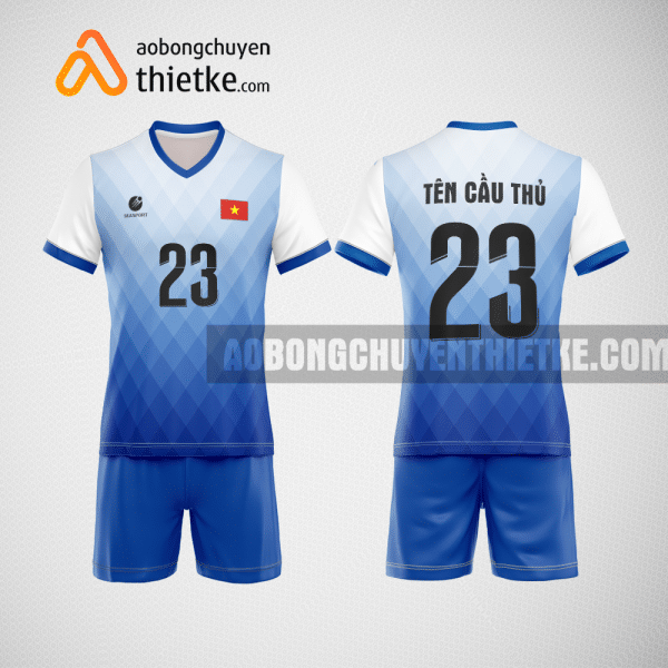 Mẫu đồng phục bóng chuyền CTCP Cấp nước Đồng Nai xanh dương BCN769 nam