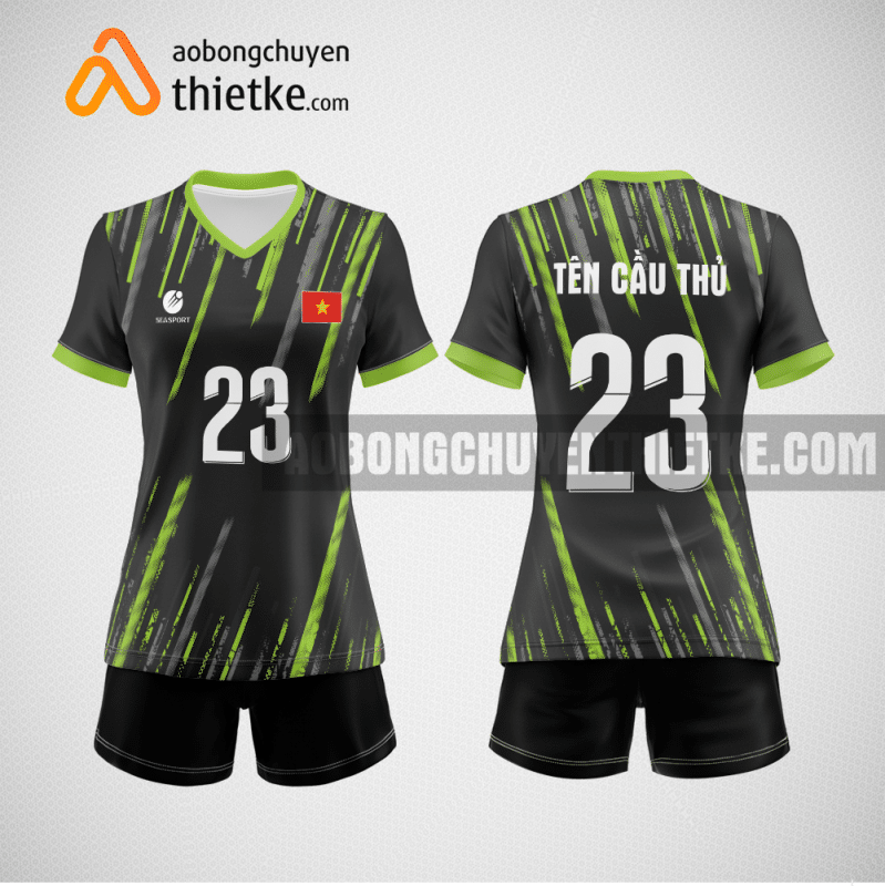Mẫu trang phục thi đấu bóng chuyền CTCP Khoáng sản Sài Gòn - Quy Nhơn BCN766 nữ