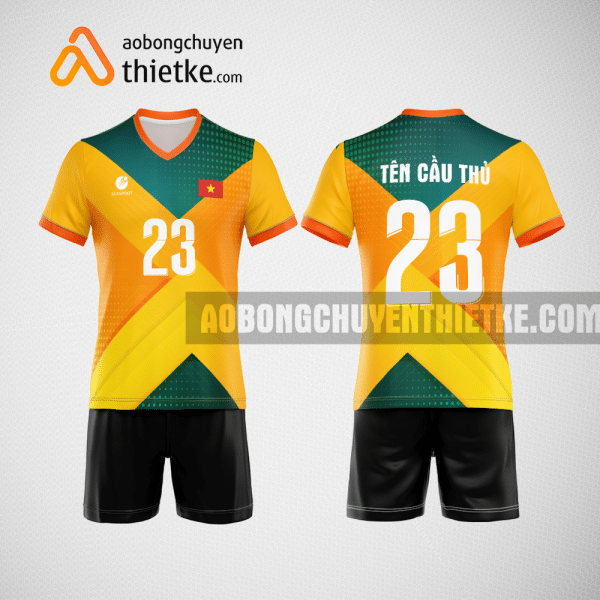 Mẫu trang phục thi đấu bóng chuyền công ty khí thấp áp Dầu khí Việt Nam BCN774 nam