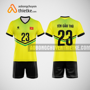 Mẫu quần áo bóng chuyền CTCP Thủy điện Miền Nam màu vàng BCN792 nam