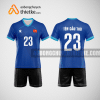 Mẫu quần áo bóng chuyền CTCP Cảng Xanh Vip thiết kế màu xanh biển BCN832 nam