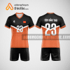 Mẫu quần áo bóng chuyền Công ty Cổ phần Tập đoàn ASG thiết kế màu cam BCN828 nam